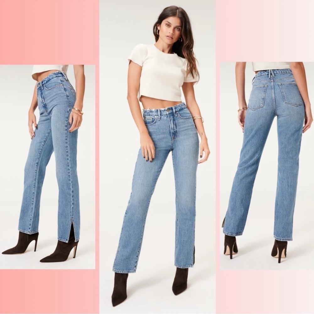 NWT Good American Good Boy Jeans